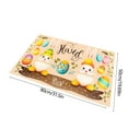 thumbnail image 3 of TIMIFIS Polyester Easter Cushion, Easter Bunny Holiday Decoration Floor Mat Entry Door Mat Home Entry Foot Mat Home Decor, 3 of 6