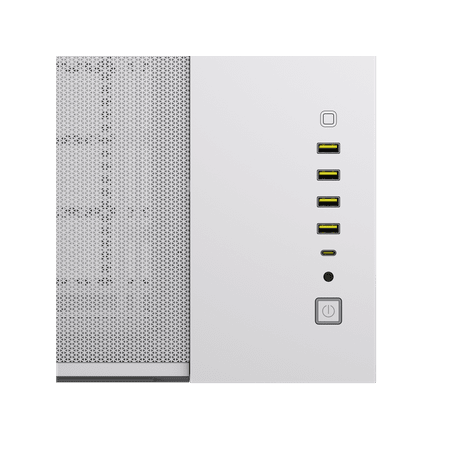 CORSAIR - 6500X ATX Mid-Tower Dual Chamber Case - White