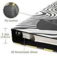 thumbnail image 3 of FORMRS 3 Ring Photo Album 4"x6" Self Adhesive Large Capacity PU Leather Cover, Abstract Boat, 3 of 8
