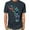 Navy, variant on Generic Men's Casual Animal Shirt Retro 3D Printing Graphic Crew Neck Short Sleeve Tops
