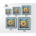 thumbnail image 2 of Sunflowers and Leaves - Exclusive Premium Diamond Painting Kit, 2 of 7