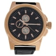 thumbnail image 2 of LVAG3733-15 Rose Gold/Black Leather Strap Watch by Louis Villiers for Men - 1 Pc Watch, 2 of 2