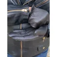 thumbnail image 3 of Mens Deerskin Motorcycle Leather Gloves, 3 of 4