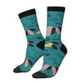 thumbnail image 1 of Lukts Dachshund Dog Pattern Womens Crew Soft Moisture-wicking Socks,Moisture Control Crew Socks,Mid Calf Socks, 1 of 6