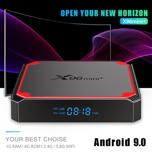 X96mini+ Android 9.0 WiFi Set Top Box 1GB+8GB Quad-Core Media Player (AU)