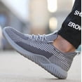 thumbnail image 5 of Steel Toe Shoes for Men Women Indestructible Steel Toe Sneakers Lightweight Work Safety Shoes Puncture Proof Composite Toe, 5 of 11