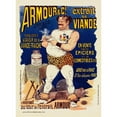 thumbnail image 3 of Albert Guillaume 14x18 Black Modern Framed Museum Art Print Titled - Armor Meat Extract (1899), 3 of 5