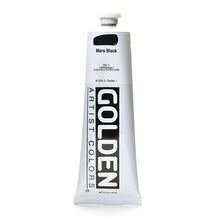 UPC: 0738797120037 | Golden Heavy Body Artist Acrylic  5 oz  Mars Black
