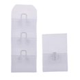 thumbnail image 2 of 1 Set Womens 1 Hook Soft Band Extender Stretchy Bra Strap Extender - White, 2 of 8