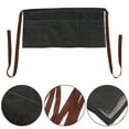 thumbnail image 3 of Miangastore Black Waiter Apron Wrinkle Resistant Shrinkage Resistant 1Set, 3 of 9