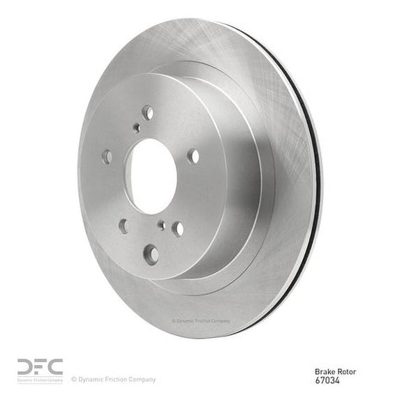 Rear Dynamic Friction Company GEOSPEC Coated Brake Rotor 604-67034 (1) For 1989-1996 Nissan 300ZX