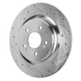 thumbnail image 6 of Detroit Axle - Rear Brake Kit for 2018-2023 Honda Odyssey, Drilled and Slotted Brake Rotors Ceramic Brake Pads 2019 2020 2021 2022: 12.99" Rotors, 6 of 8