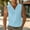 Sky Blue, variant on ZZwxWA Men Casual Tanks V Neck Button Sleeveless Henley Shirts Basic Solid Color Tank Tops Summer Beach Vacation Muscle Vests