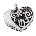 thumbnail image 4 of 2 Collares Conmemorativos De De Recuerdo De Cremación Con Colgante En Forma De Corazón Salvador  Colgante de urna conmemorativa, 4 of 7