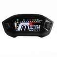 thumbnail image 1 of Velocímetro de motocicleta universal Digital LCD Temperatura del agua Calibrador de odómetro, 1 of 8