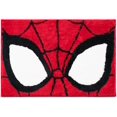 thumbnail image 1 of Marvel Spiderman Kids Bath Rug - Soft, Non-Slip, Machine Washable, Red Bathroom, 1 of 4