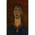 thumbnail image 2 of Amedeo Modigliani 13x18 Gold Ornate Wood Frame and Double Matted Museum Art Print Titled - Portrait of Madame Dorival (1916), 2 of 4