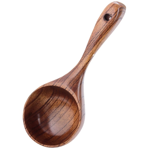 FELTECHELECTR Cucharón de madera para agua, multifunción, resistente al desgaste, para uso doméstico