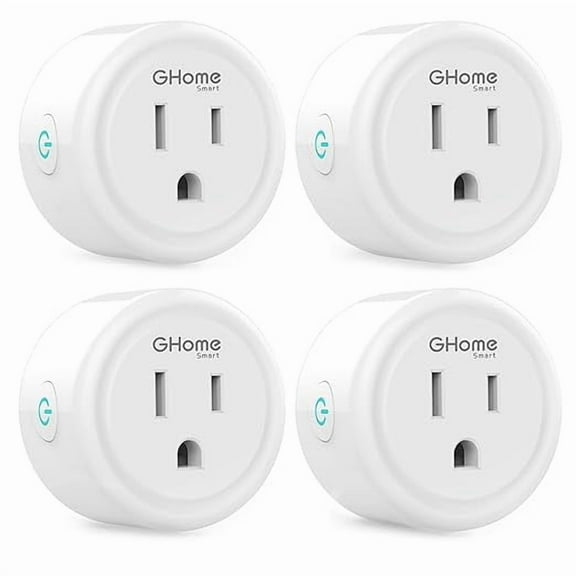 Mini Smart Plug (4 Pack), WiFi Outlet Socket Works with Alexa and Google Home, Remote Control with Timer Function, Only Supports 2.4GHz Network, No Hub Required, ETL FCC Listed