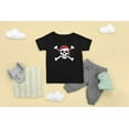 thumbnail image 5 of Old Glory Toddler Jolly Roger Pirate Costume Short Sleeve Graphic T Shirt, 5 of 6