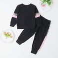 thumbnail image 4 of Conjunto de ropa para bebé niña, sudadera de manga larga con estampado de leopardo y pantalones bombachos, conjuntos de primavera y otoño para niñas recién nacidas., 4 of 5