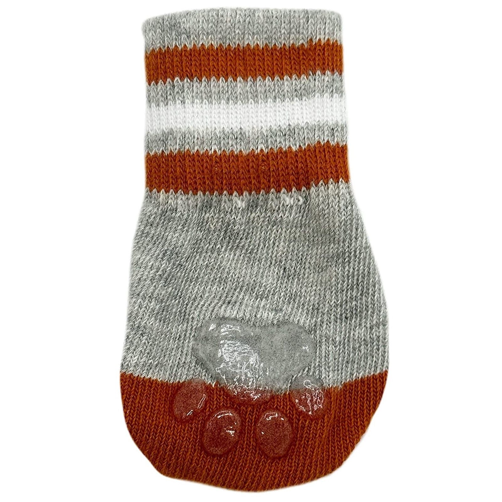 NCAA Anti Slip Dog Socks with Elastic Ribbed Top Indoor/Outdoor Paw Protection
