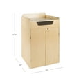 thumbnail image 5 of Guidecraft Guidecraft Library Book Drop - Wooden Rolling Books and Media Storage Unit with Casters, Office and School Supply, 5 of 5