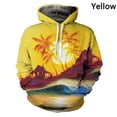thumbnail image 4 of Loose Scenery Coconut Tree Pantter Hoodie 3D Print Men/women Beach Coconut Tree Pattern Fashion Oversized Hooded, 4 of 4