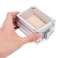 thumbnail image 4 of MasteelfCA Aluminum Watch Container Box with Lock Watch Storage Silver Case, 4 of 7