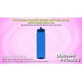 thumbnail image 2 of 10 Poly-Clear Plastic Water Bottles Set, 32 oz. - Durable, Leak-Resistant, Push-Pull Lids - Trans Blue, 2 of 5