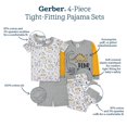 thumbnail image 1 of Gerber Ensemble de Pyjama 4 Pcs pour Bébé Garçon, Gris Renard, 18 Mois, 1 of 3