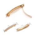 thumbnail image 3 of Barrette de Pelo Grande BLESIY Rhinestone Automático Oro, 3 of 7
