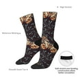 thumbnail image 4 of KLL Butterfly1 Print Cool Socks Men's Women's Crew Socks Funny Crazy Novelty Stockings, 4 of 6