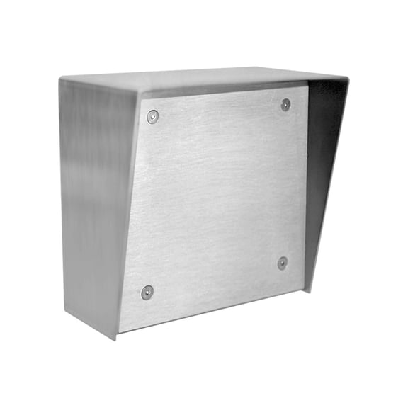 Viking Electronics VE-5X5-PNL-SS Mounting Box, Brushed Stainless Steel