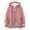 Pink, variant on Women's Outdoor Color Splice Detachable Hat Zipper Pocket Coat Zip up Women plus Junior Outerwear Womens Cardigan Extra Warm Winter Jacket Womens Hiking Jacket Womens Warm up Jacket Womens Lined