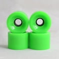 thumbnail image 2 of Roues de skate 4 51mm x 70mm en pu, Roulement de Roue cruiser de Remplacement, Vert Gazon, 2 of 8