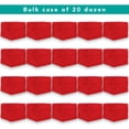 thumbnail image 5 of Arkwright Microfiber Cleaning Cloths (Bulk Case of 240) , 12x12 in., Multi-Purpose, Red, 5 of 7