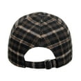 thumbnail image 5 of Unisex Plaid Print Baseball Cap, Thermal Lined Winter Snapback Hat with Breathable Mesh, Adjustable Warm Beanie for Sports, Beach and Hip Hop Fashion, 5 of 5
