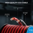 thumbnail image 2 of Cable eléctrico PUDKLE 18 AWG 30,5 m de aluminio revestido de cobre, 2 of 6