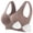 Khaki, variant on Gewsdrf Bralettes for Women,Sports Bras,Fashionable Sport Bra Breathable Underwear No Rims Seamless Thin Sports Yoga Bra (with Breast Pads),Bras for Women,Wireless Bras,Plus Size Bras,Beige,L