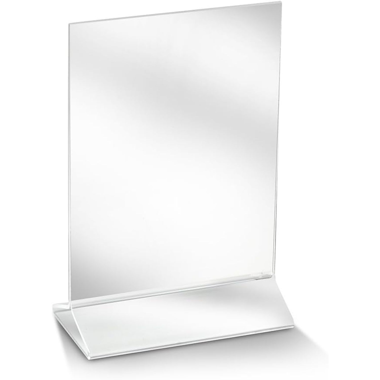 HYYYYH Sign Holder/Table Card Display/Plastic Upright Menu, 4 by 6Inch, Clear, 6Pack