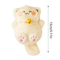 thumbnail image 3 of Llavero Con Forma De Gato Adorable Peluche Que Hace Señas Amuleto De La Suerte Suave Para Bolsos Y Llaves, 3 of 6