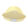 thumbnail image 2 of Caja de arena para conejos, caja de cama triangular con rejilla, caja de inodoro esquinera para conejos, bandeja para mascotas Amarillo, 2 of 9