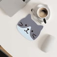 thumbnail image 2 of A Silicone Cat Design Non-Slip Cup Mat Heat-Resistant Hot Pad For Kitty Lovers Desk Coffee Table Dinning Room Decorations Funny Kitchen Accessory #7V037, 2 of 6