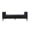 thumbnail image 1 of Reese Tufted Sofa Bed Daybed Jet Black, 1 of 9