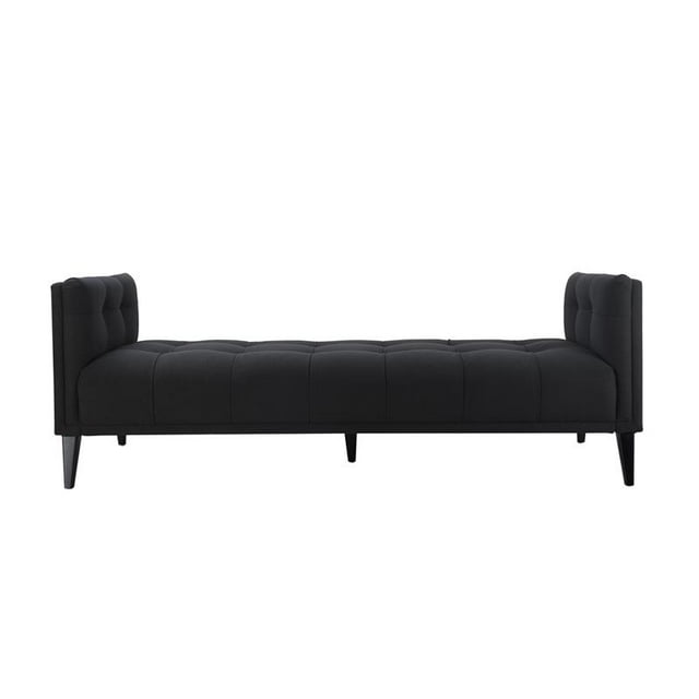 Reese Tufted Sofa Bed Daybed Jet Black
