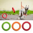 thumbnail image 3 of Flmtop EVA Pet Pull Ring Floatable Bite-resistant Dog Chew Interactive Training Toys Green, 3 of 9