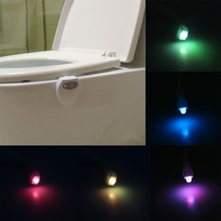 

TUOBARR Summer Savings LED Toilet Night Light LED Light Funny 8-color Night Light In Changing Room Additional Toilet Bowl Seat Perfect Decorative Gadget For Father Adults Childr