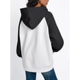 thumbnail image 4 of Trendy Queen Oversized Hoodies for Women Pullover Fleece Fall Sweatshirts Fashion Y2K Outfits Clothes 2025 White CoffeeGrey M .., 4 of 6