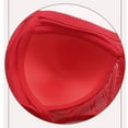 thumbnail image 3 of WCJM Woman Cotton Red Ending Bra Women'S Wireless Plus Size Lace Bra Full Coverage Unlined Cotton Bra, 3 of 7